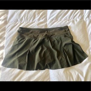 Olive Run Skirt